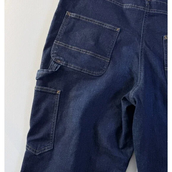 Carhartt Rugged Flex Double Knee Bib Overalls Womens Large 14/16 Reg 104044 464 - Picture 14 of 16